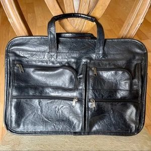 Vintage leather briefcase